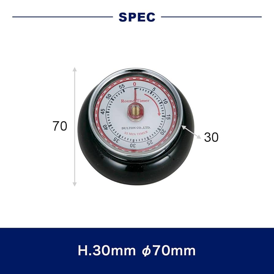 Amazon｜ダルトン(Dulton) キッチン タイマー ウィズ マグネット